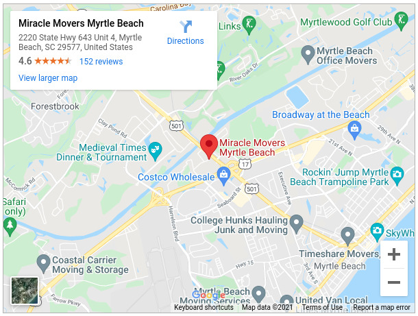Miracle Movers Myrtle Beach