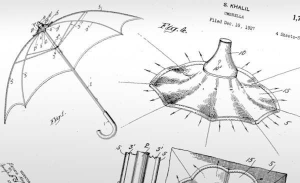 umbrella patent drawings