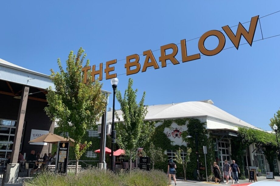 The Barlowe in downtown Sebastopol offers an eclectic mix on wine tasting rooms, restaurants and shops.