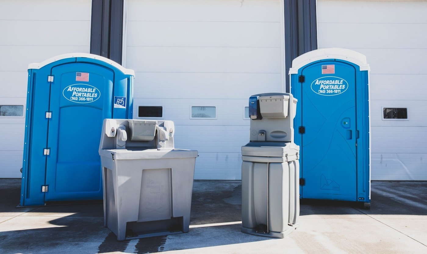 Renting porta potties from AAA