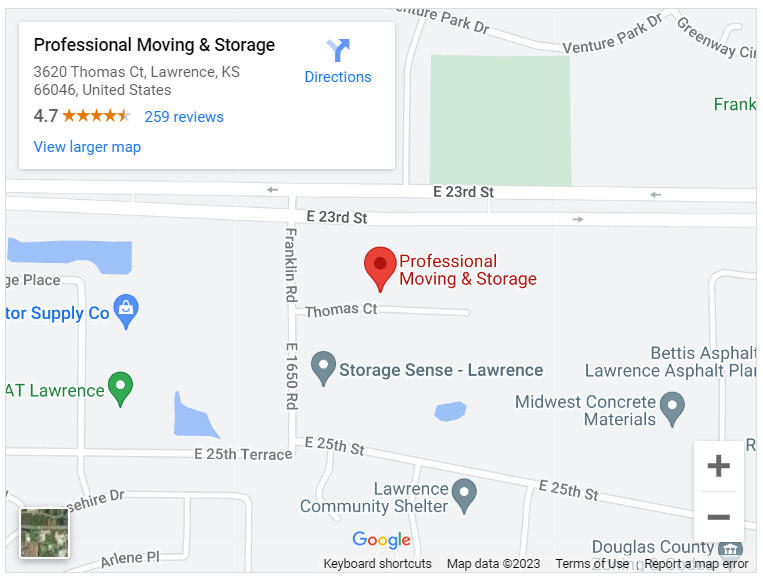 Professional Moving & Storage