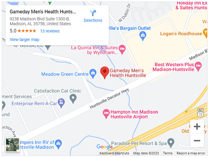 Gameday Men's Health Huntsville