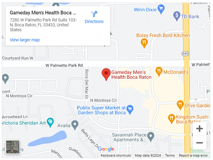 Gameday Men's Health Boca Raton Men's health physician