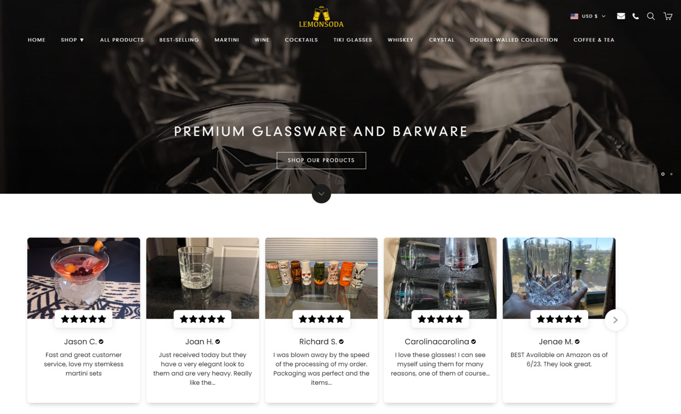 Lemonsoda - Drinking Glasses and Barware