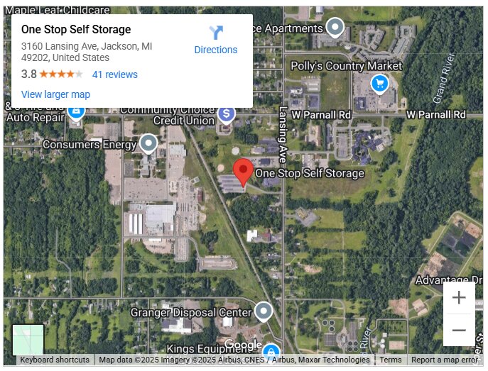 One Stop Self Storage