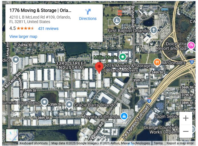 1776 Moving & Storage | Orlando Movers