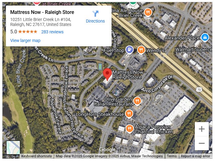 Mattress Now - Raleigh Store