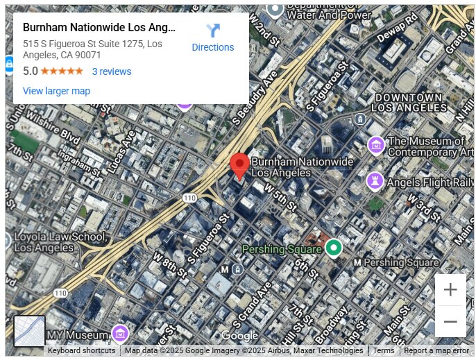 Burnham Nationwide Los Angeles